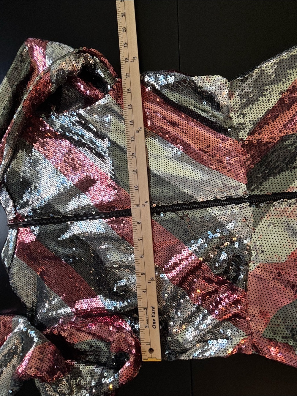 NEW Ted Baker London Jocasta stripe sequin mini cocktail dress Sz 2 (US 6) - Picture 11 of 16